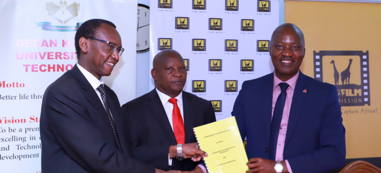 Kenya Film Commission Signs A Memorandum Of Understanding With Dedan Kimathi University Of Technology